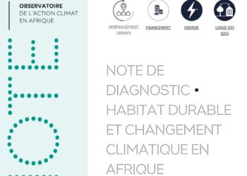 Note de diagnostic • Habitat durable et changement climatique en Afrique