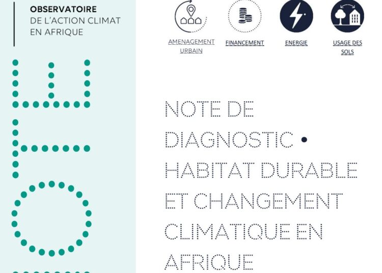 Note de diagnostic • Habitat durable et changement climatique en Afrique