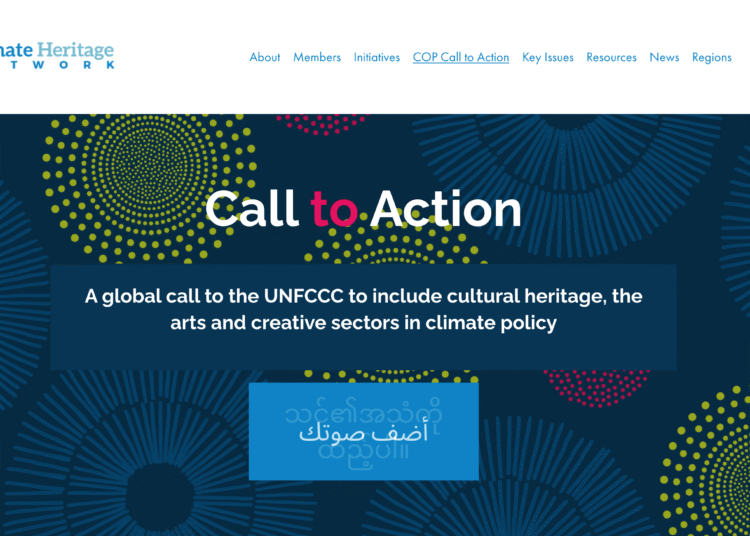 La culture au cœur de l’action climatique : l’Appel mondial « Global Call »